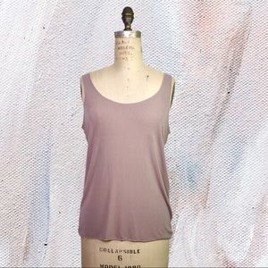 Zara Ribbed Tank Top Nude